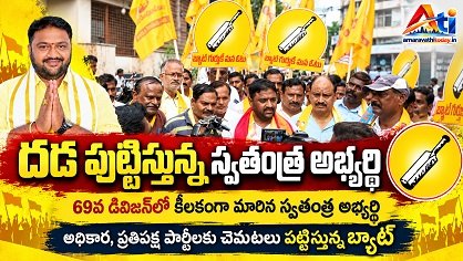 దడ పుట్టిస్తున్న స్వతంత్య్ర అభ్యర్ధి